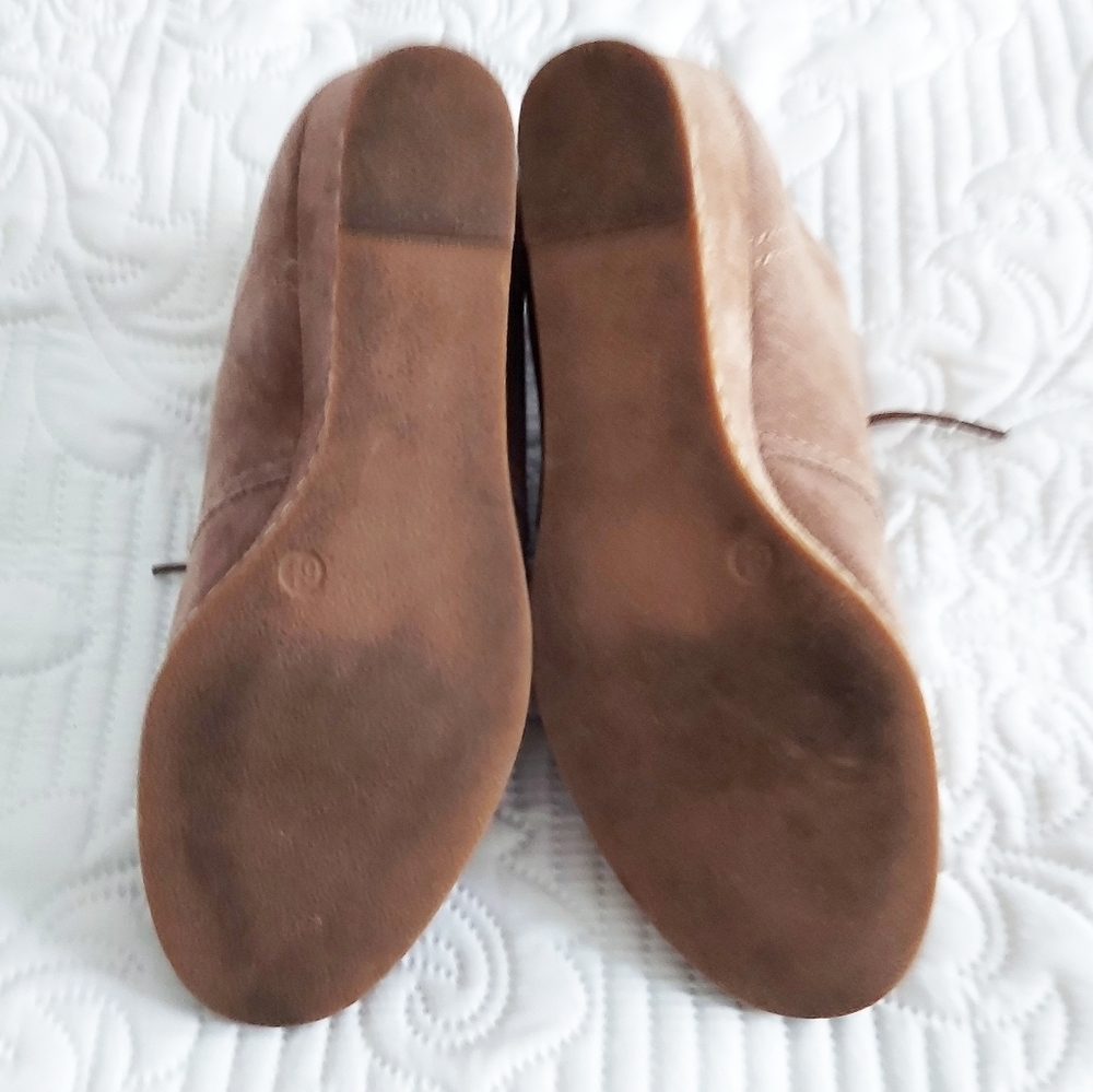 Toms Laceup Rachel Suede Wedge Booties - Picture 11 of 11
